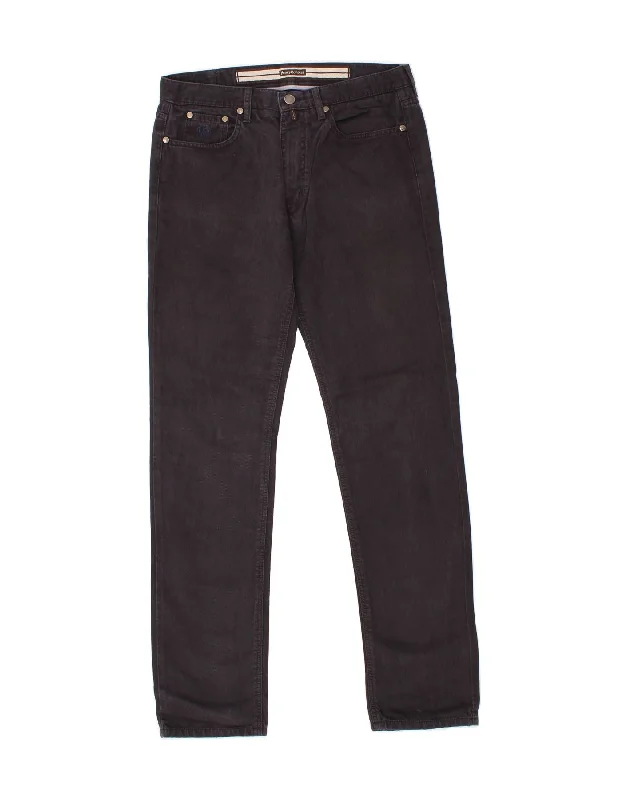 Stylish Fit HENRY COTTONS Mens Straight Jeans W34 L33  Navy Blue