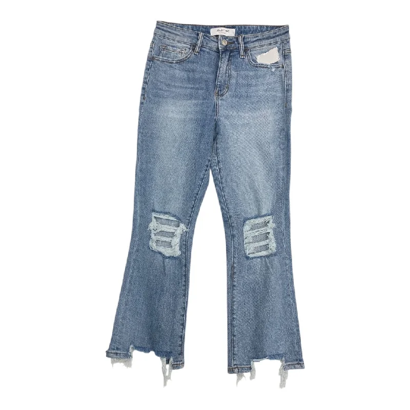 Comfortable And Versatile Jeans Straight By Vervet In Blue Denim, Size:4