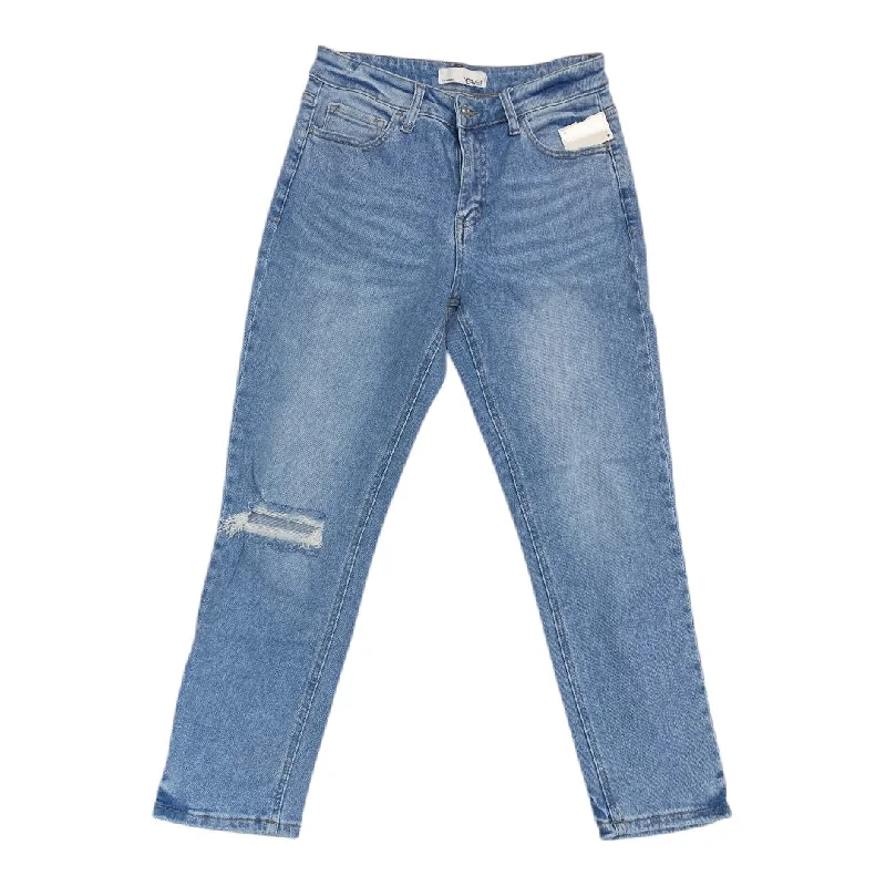 Fashion Style Jeans Boyfriend By Vervet In Blue Denim, Size:4