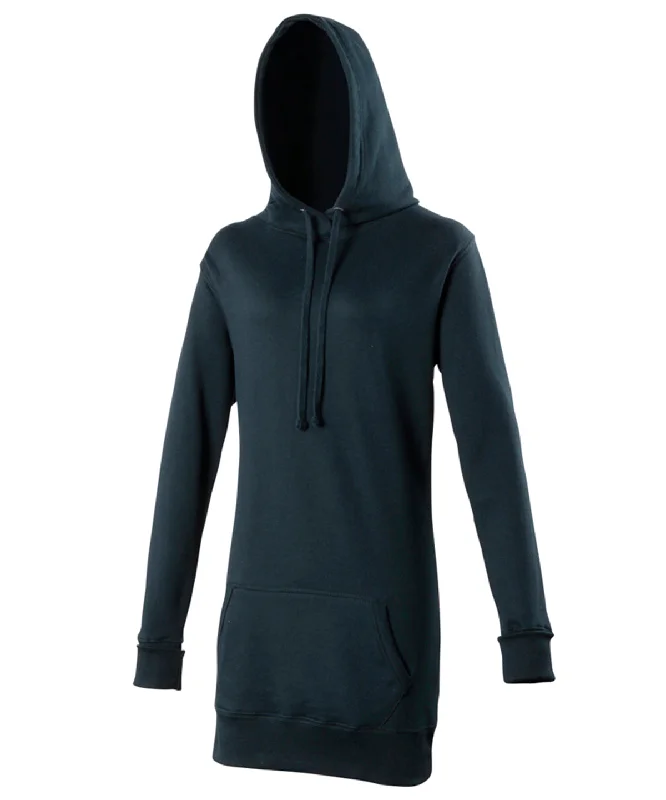Versatile Outfits New French Navy - Women's longline hoodie