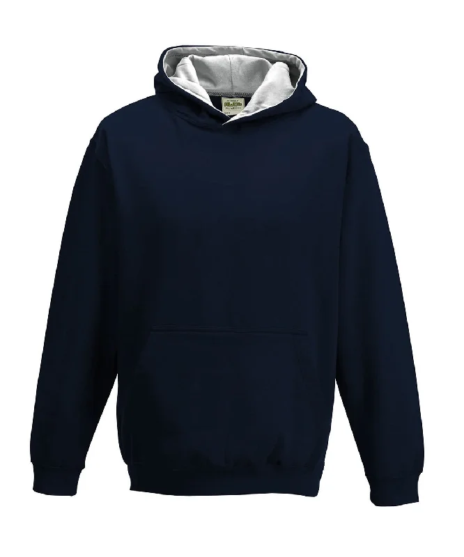 Comfy Pants New French Navy/Heather Grey - Kids varsity hoodie