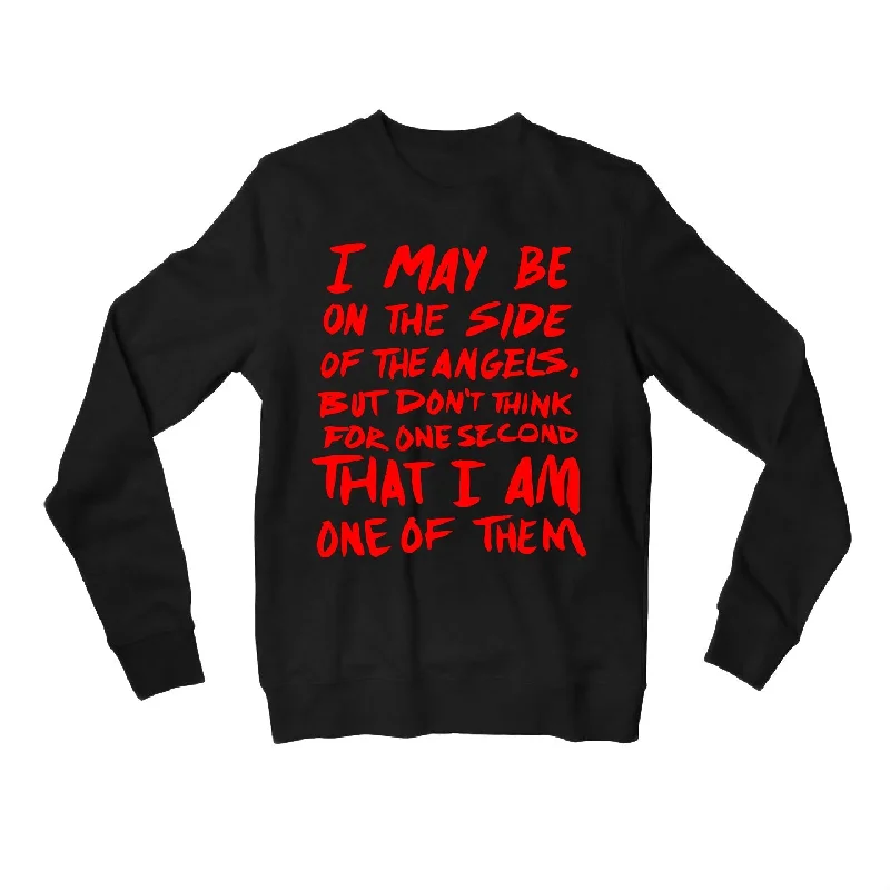 Eye-catching Personality Sherlock Sweatshirt - I May Be On The Side Of Angels