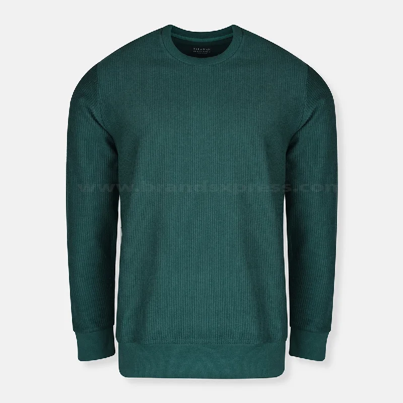 Sporty Elegance ZR Ottoman Green Sweatshirt 8246