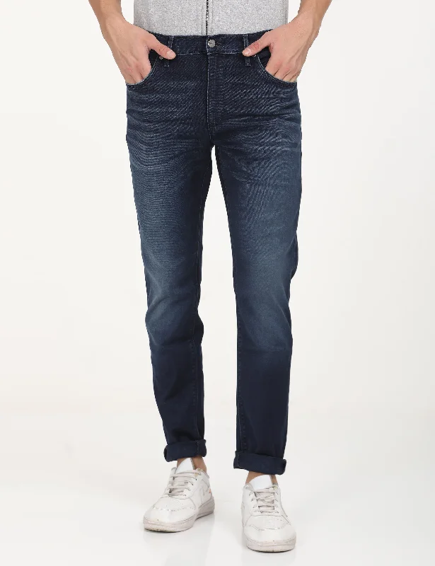 Soft Looks Men's 512 Slim Tapered Fit Navy Jeans