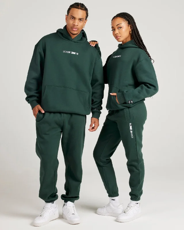 Basic Comfort Pursuit Hoodie - Green