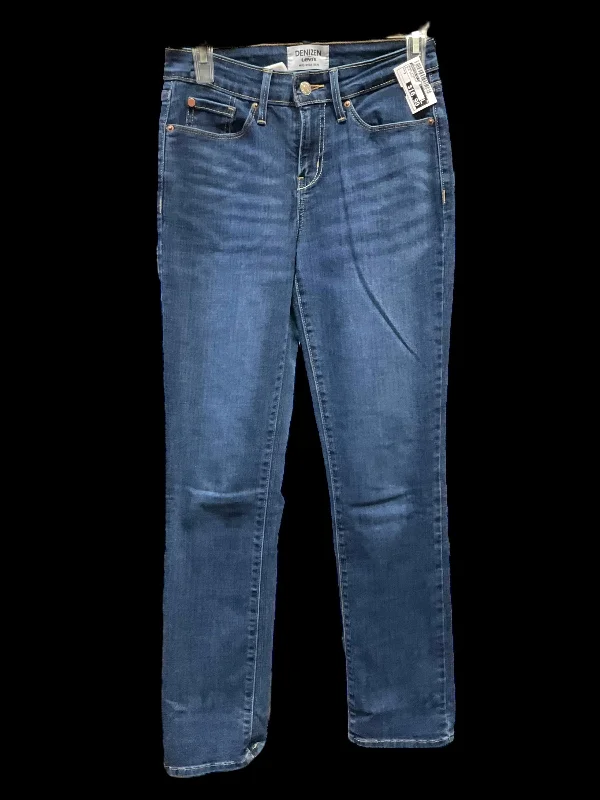 Comfortable Mind Jeans Straight By Denizen By Levis In Blue Denim, Size: 2