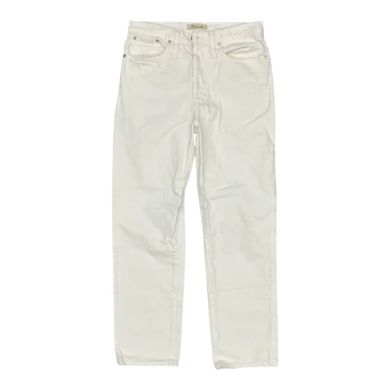 Classic Series Jeans Straight By Madewell In White Denim, Size:4