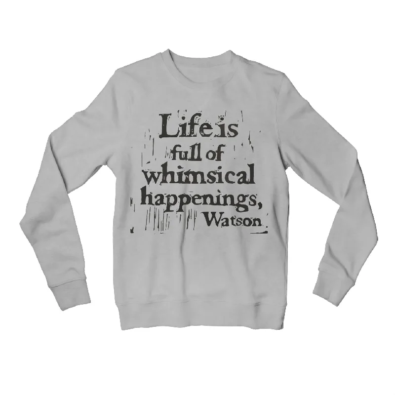 Fashion Elements Sherlock Sweatshirt - Watson Quote