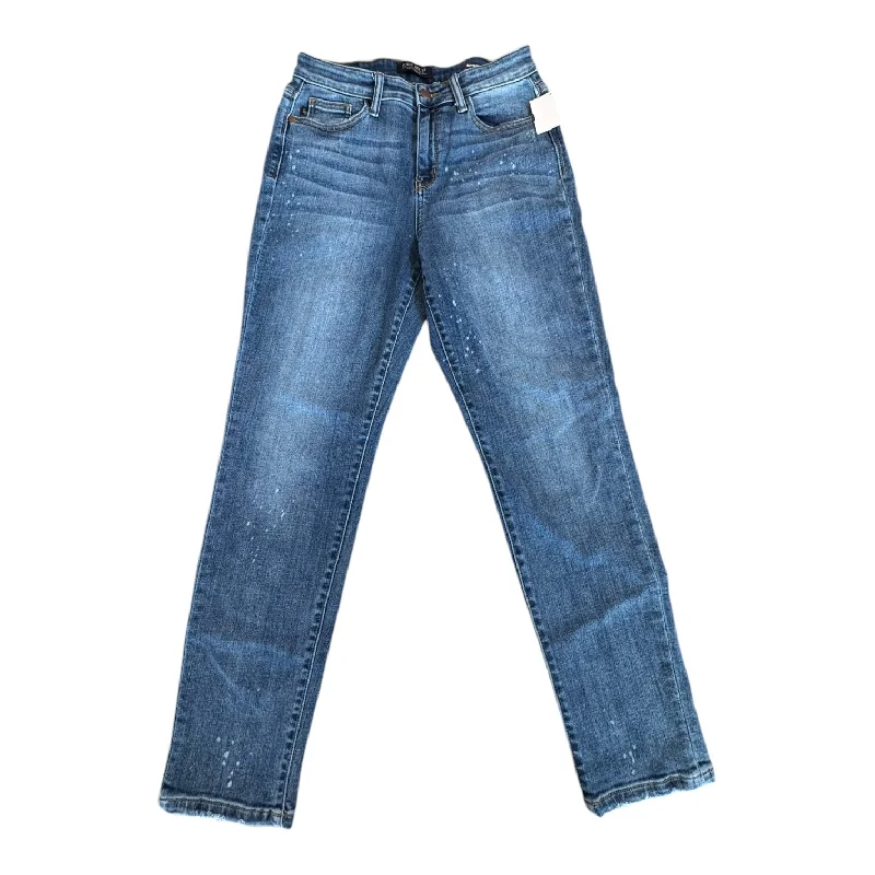 New Autumn And Winter Styles Jeans Boyfriend By Judy Blue In Blue Denim, Size:4