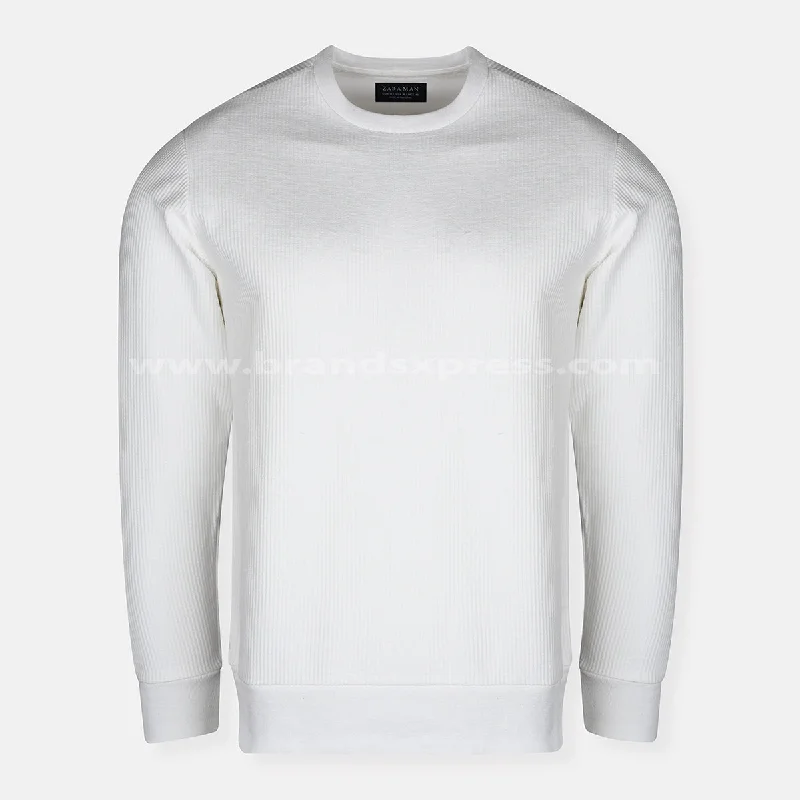 Trendy Casuals ZR Ottoman White Sweatshirt 8249