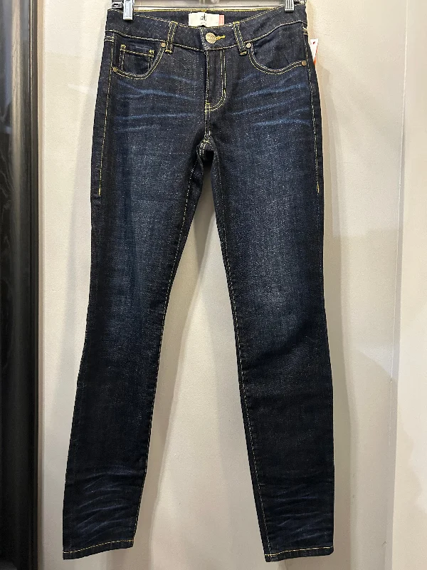 Personalized Wear Jeans Skinny By Cabi In Blue Denim, Size: 2