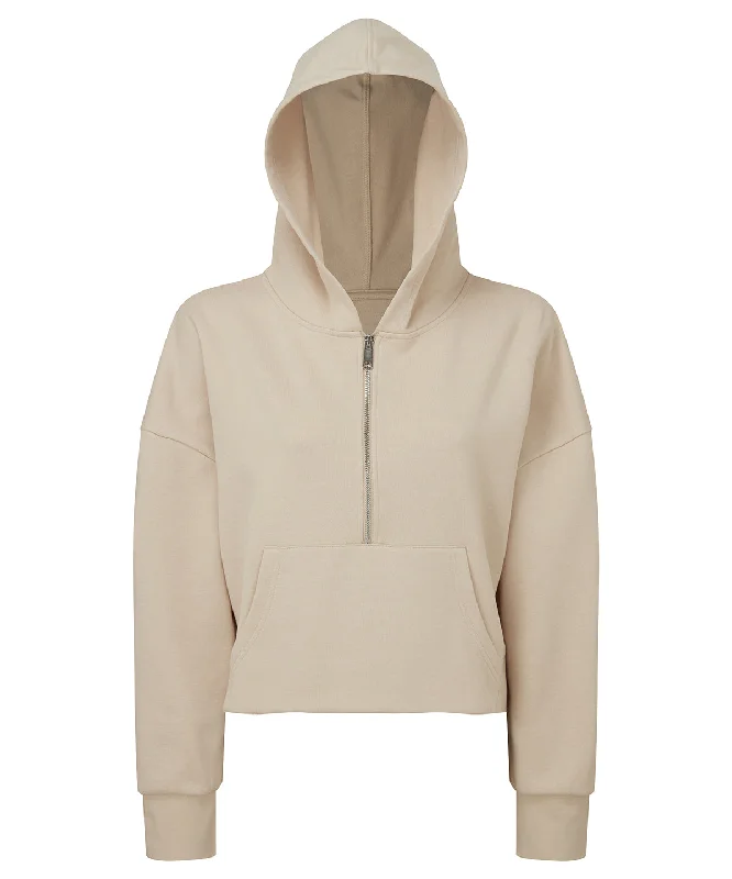 Fresh Comfort Nude - Women's TriDri® 1/2 zip hoodie