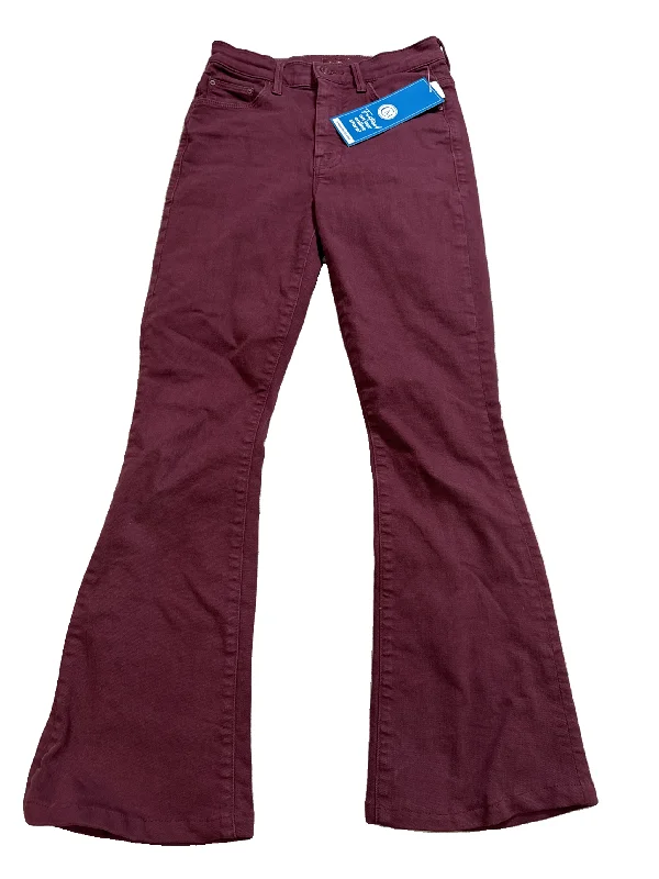 Dressing Tips Jeans Flared By Mother In Red, Size: 0