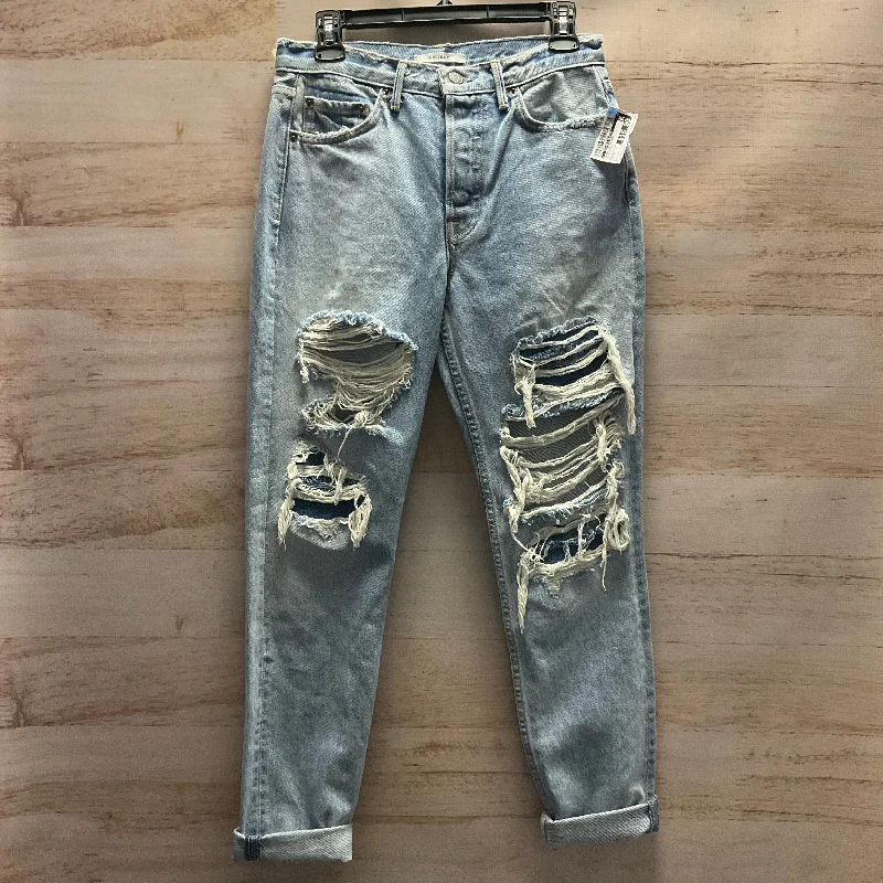 Elegant And Casual Jeans Boyfriend By Clothes Mentor In Blue Denim, Size: 4