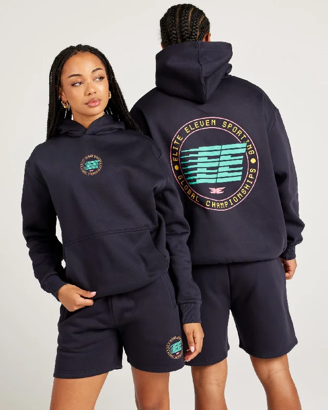 Simple Elegance Global Championship Hoodie - Navy