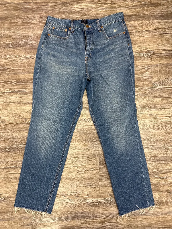 Sports Fashion Jeans Straight By J. Crew In Blue Denim, Size: 10