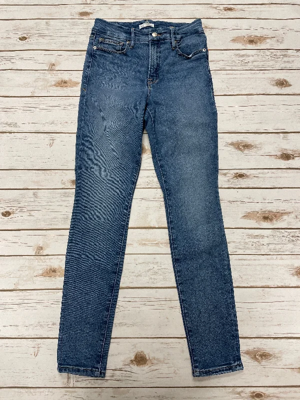 Warm Atmosphere Jeans Skinny By Good American In Blue Denim, Size: 4