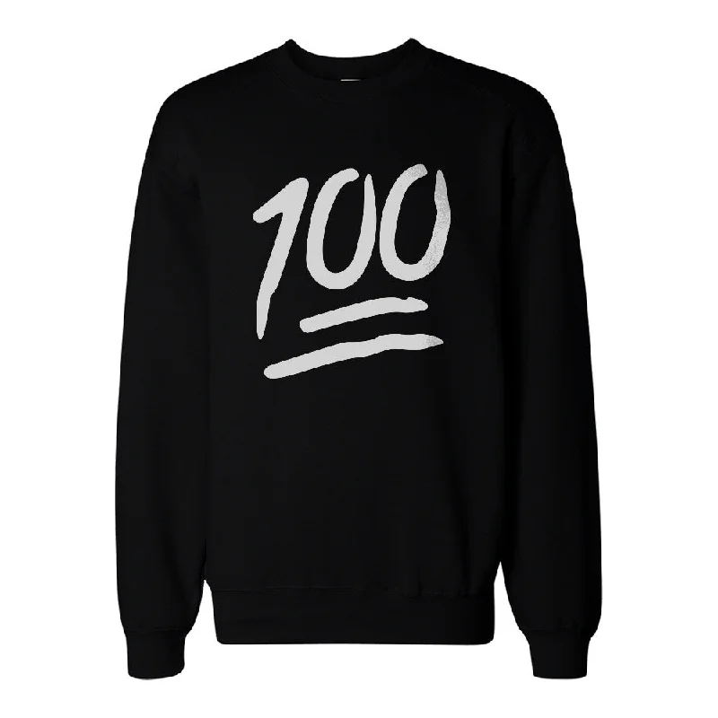 Comfortable Fashion 100 Points Cute Sweatshirt Back To School Unisex Sweat Shirt