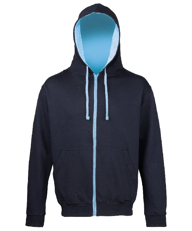 Cozy Layers New French Navy/Sky Blue - Varsity zoodie