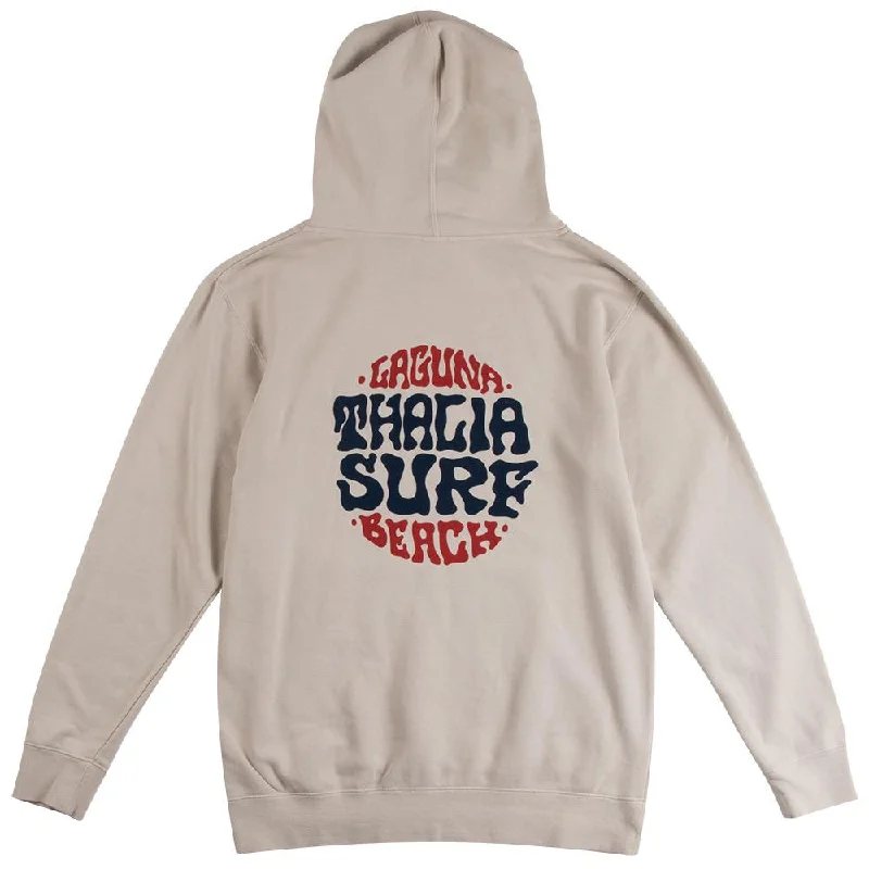 French Retro Thalia Surf Reef Pullover Hood Mens Fleece