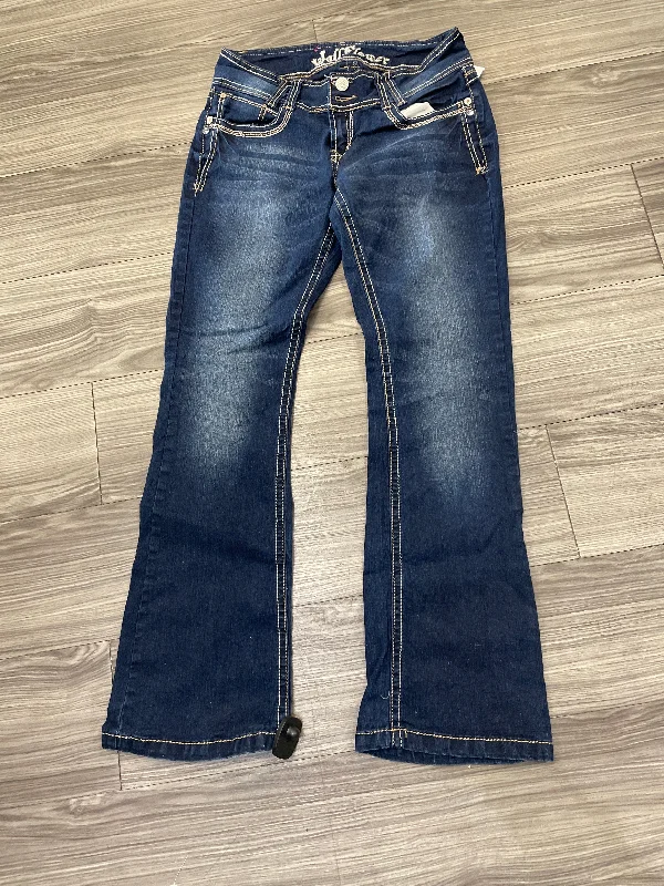 Elegant Casuals Jeans Boot Cut By Wallflower In Blue, Size: 8