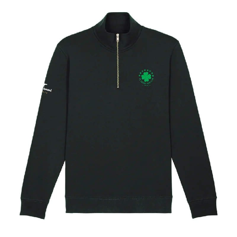 Age-reducing Style El Trébol 1/4 Zip Sweatshirt