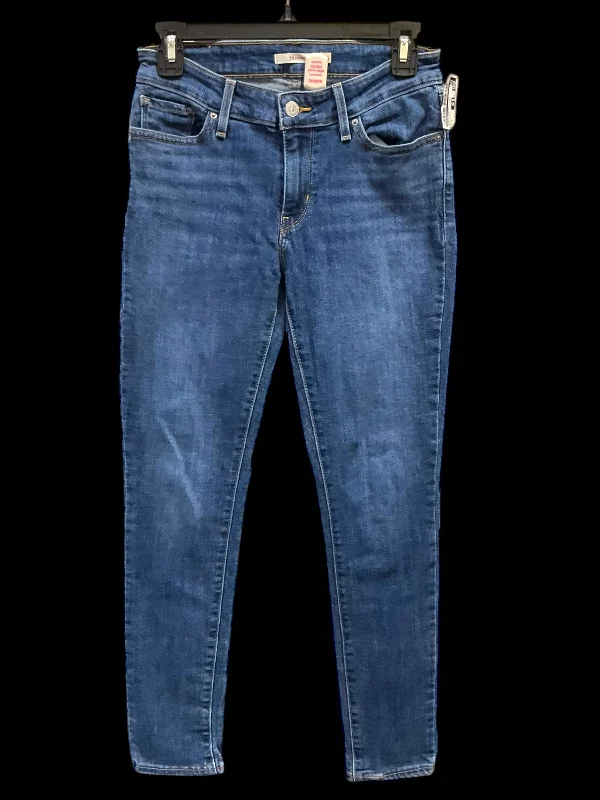 Artistic Temperament Jeans Skinny By Levis In Blue Denim, Size: 2