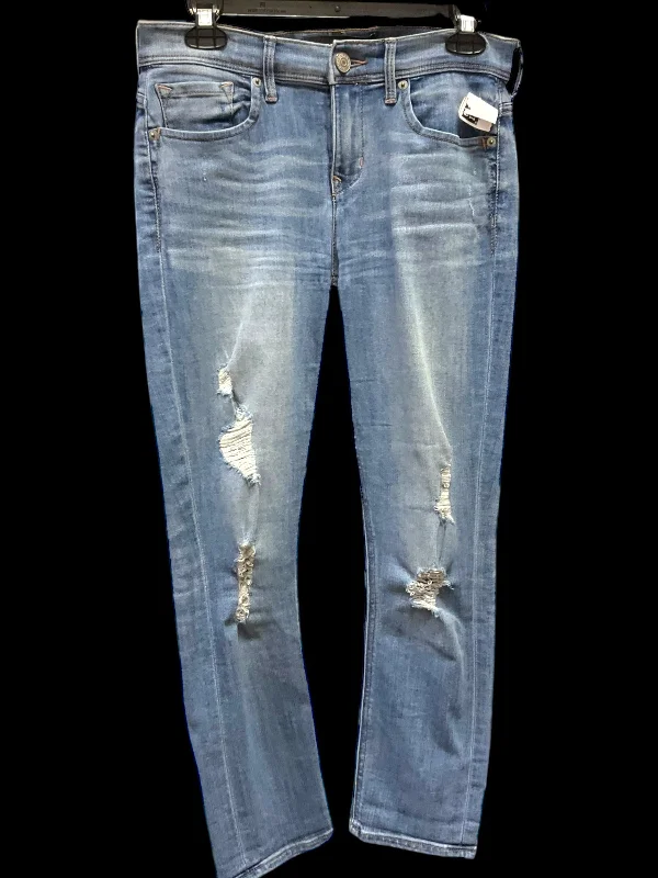 Classic Style Jeans Skinny By Express In Blue, Size: 2