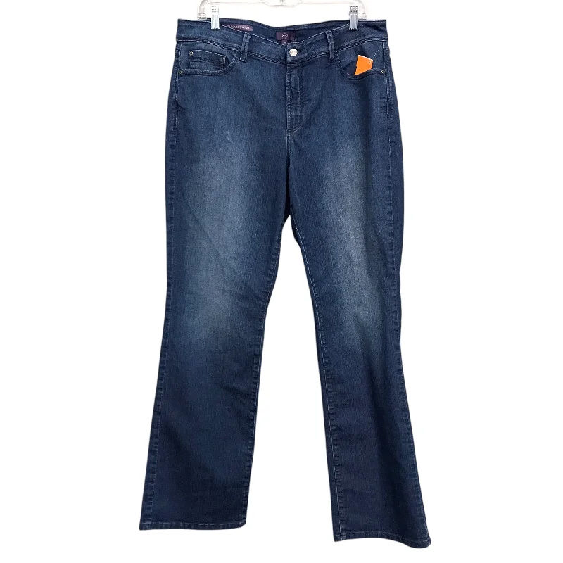 Elegant And Elegant Jeans Boot Cut By Not Your Daughters Jeans In Blue Denim, Size:16