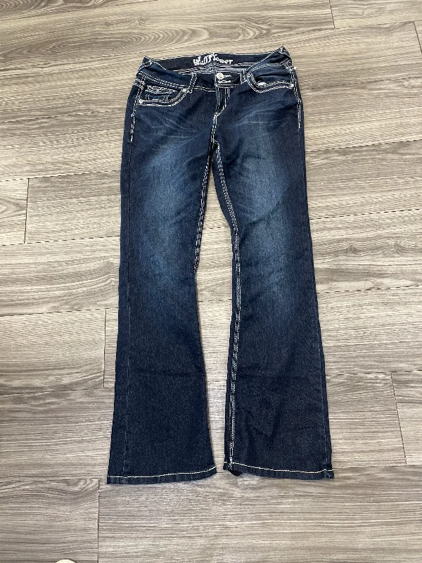 Soft Comfort Wear Jeans Boot Cut By Wallflower In Blue, Size: 8