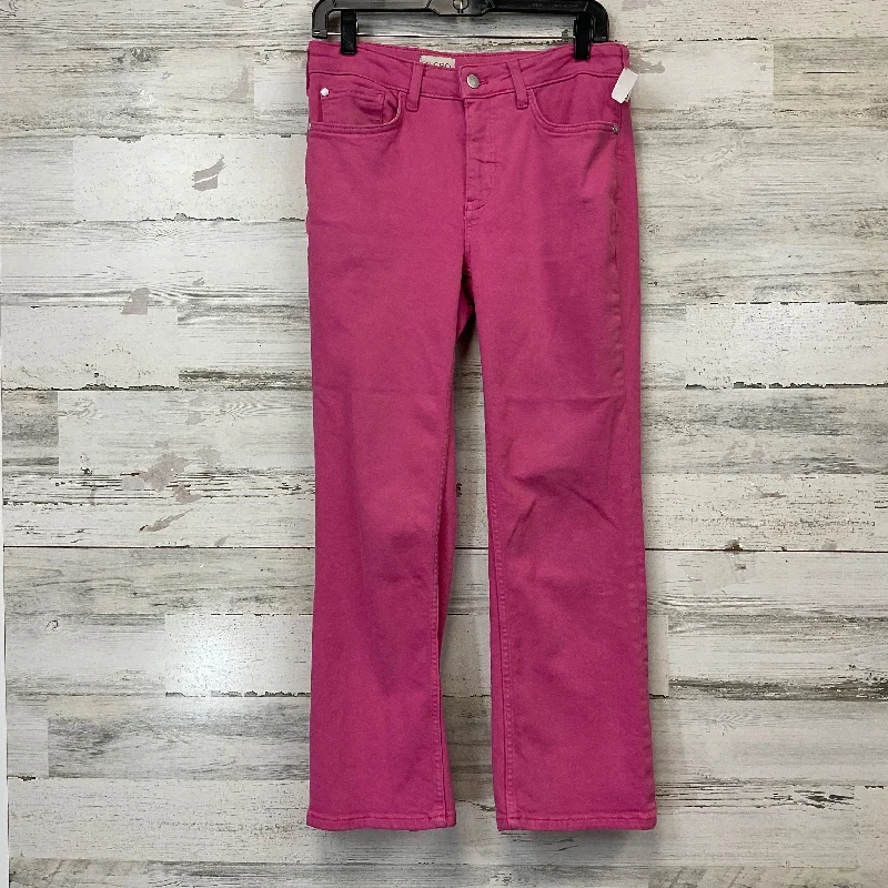 Relaxed Fits Jeans Straight By Pilcro In Pink, Size: 4
