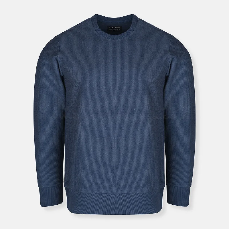 Chic Lounge ZR Ottoman Navy Blue Sweatshirt 8245