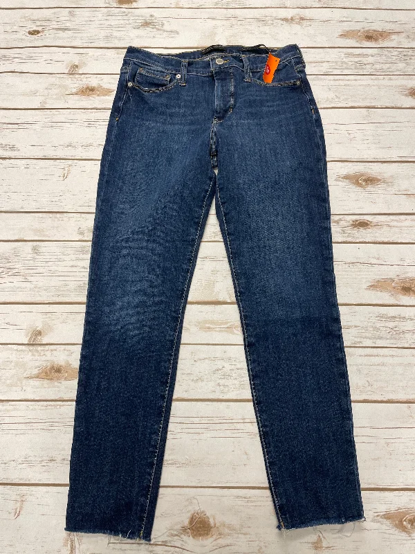 Slim Fit Jeans Skinny By Banana Republic In Blue Denim, Size: 4