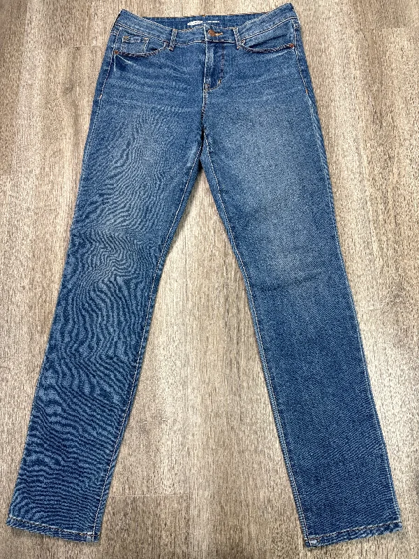 Comfortable Dresses Jeans Straight By Old Navy In Blue Denim, Size: 8l