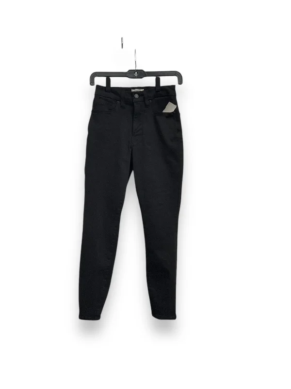 Celebrity Style Jeans Skinny By Good American In Black, Size: 4