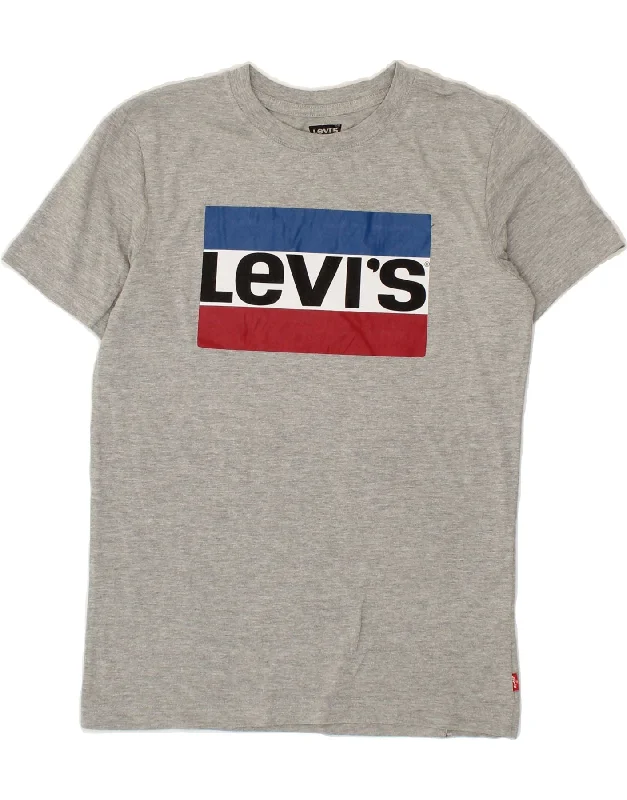 Relaxed Clothing LEVI'S Boys Graphic T-Shirt Top 15-16 Years Grey