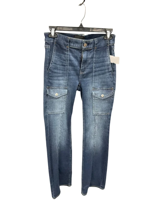 Innovative Design Jeans Flared By White House Black Market In Blue Denim, Size: 0