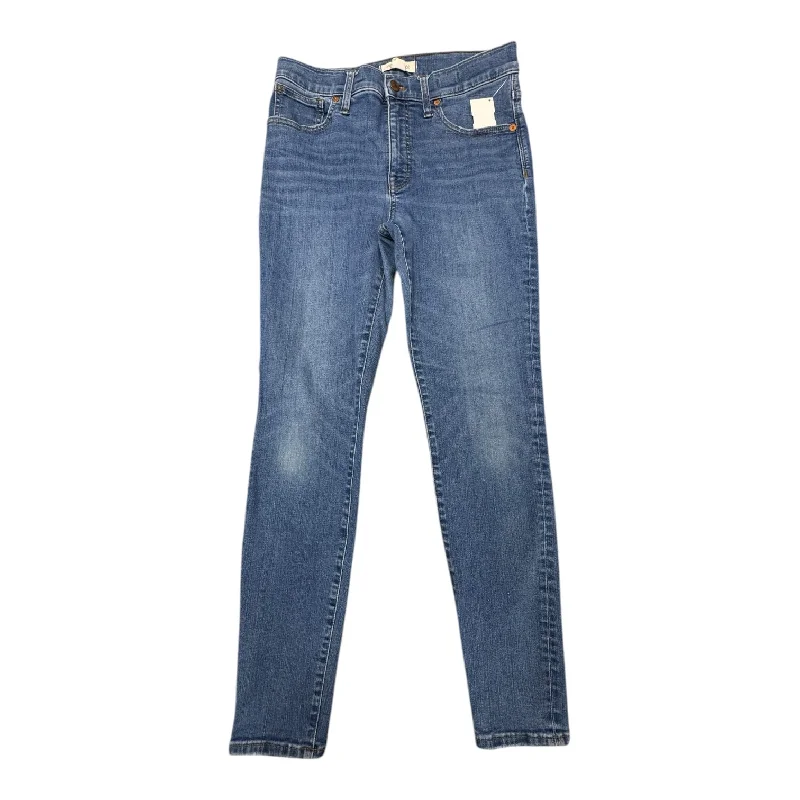 Relaxed Dresses Jeans Skinny By Madewell In Blue, Size:6