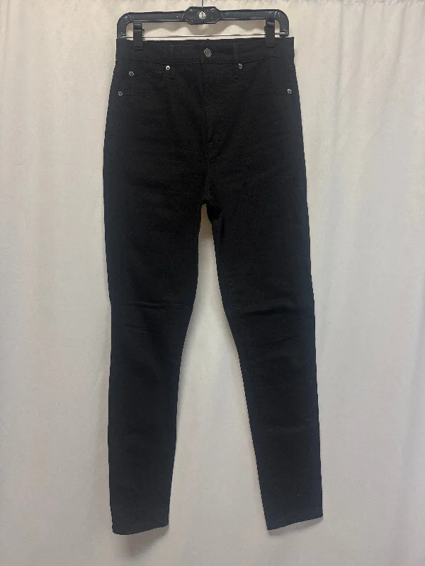 Comfy Layers Jeans Skinny By Gap In Black Denim, Size: 8