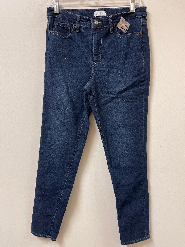 Unique Fashion Jeans Skinny By Jessica Simpson In Blue Denim, Size: 6