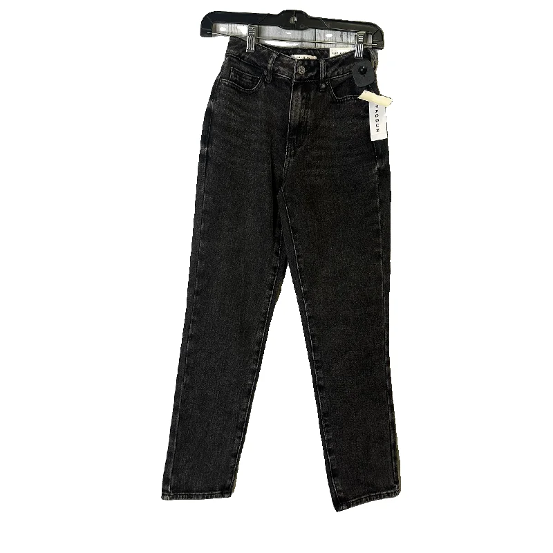 Sports Design Jeans Straight By Pacsun In Black Denim, Size: Xxs