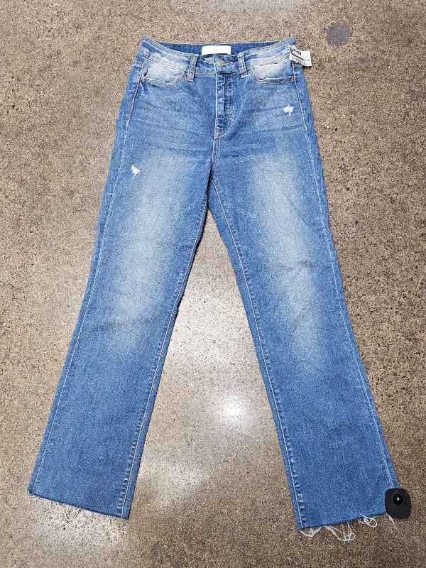 Warm Chic Jeans Straight By Vervet In Blue Denim, Size: 0