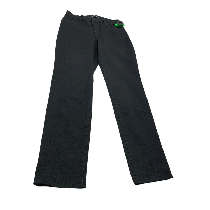 Casual And Casual Jeans Straight By Bandolino In Black Denim, Size: 6