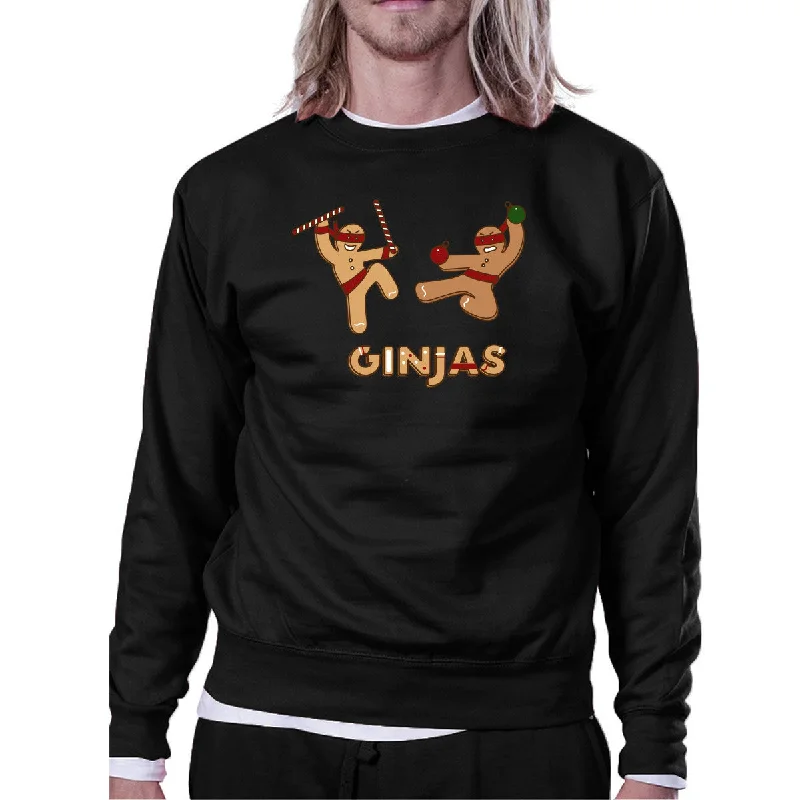 Fashion Must-have Ginjas Sweatshirt Funny Holiday Gifts Pullover Fleece Sweater