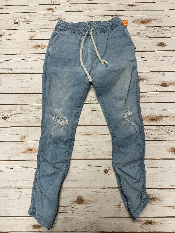 College Style Jeans Skinny By Divided In Blue Denim, Size: 10