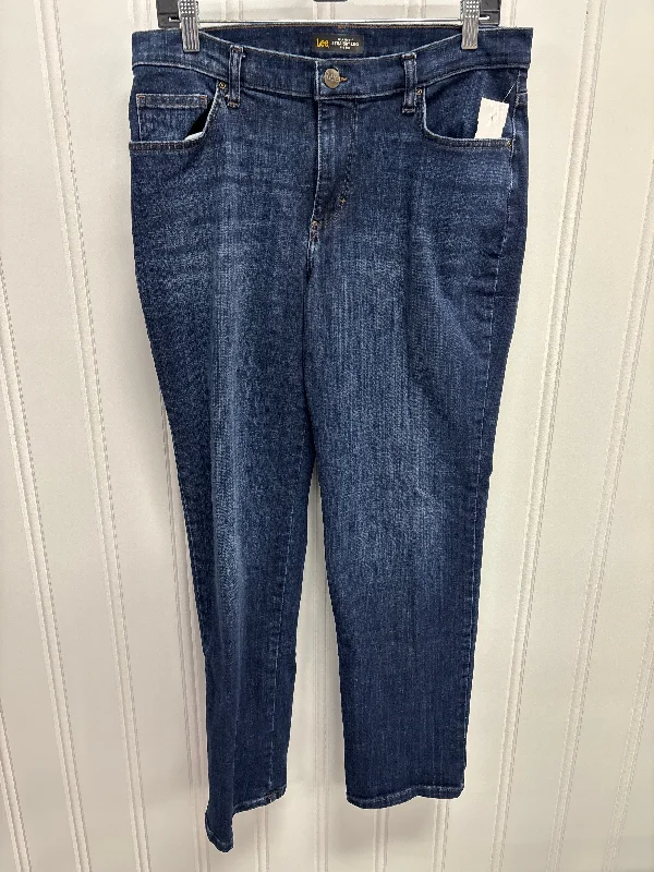 New Season Series Jeans Straight By Lee In Blue Denim, Size: 12