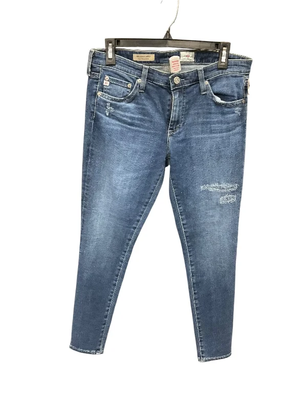Trendy Items Jeans Skinny By Adriano Goldschmied In Blue Denim, Size: 10