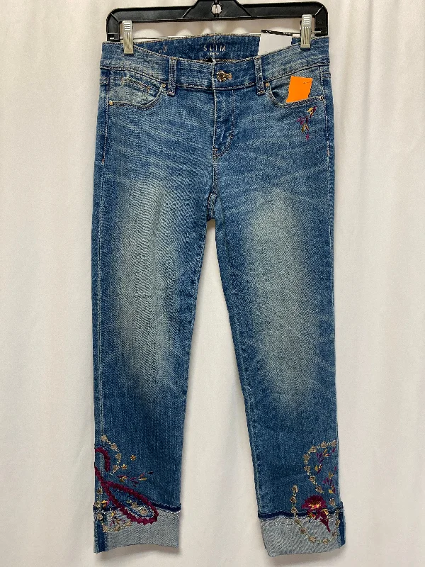 Ultra-lightweight Jeans Skinny By White House Black Market In Blue Denim, Size: 0