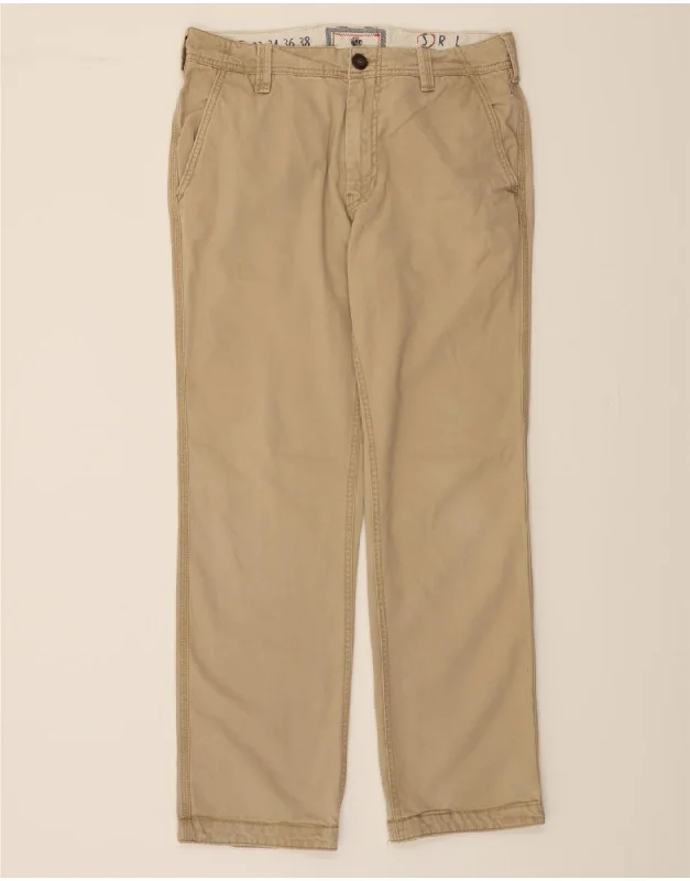 Timeless Outfits FAT FACE Mens Straight Chino Trousers W30 L30 Beige Cotton