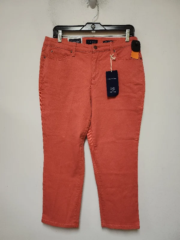 Preview New Products Jeans Cropped By Charter Club In Pink, Size: 10